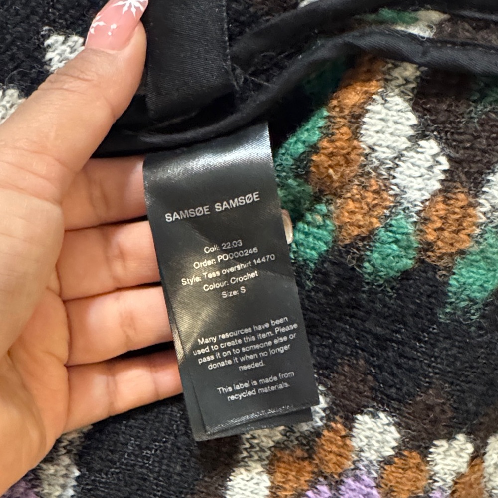 Samsoe Multicolor Patterned Sweater - image 8